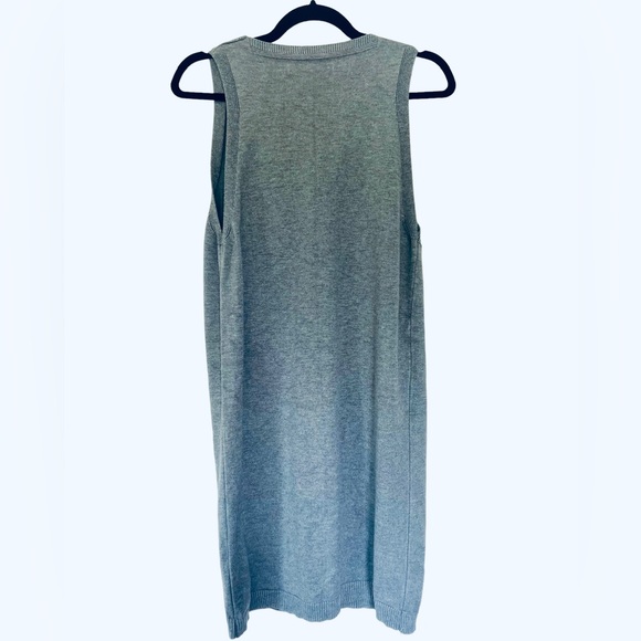 New York Yankees Awesome J Cashmere Wool Knit Sweater Vest Dress V-Neck - Picture 4 of 7